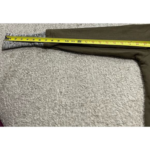 Scrapbook Hooded Utility Jacket Full Zip Lace Trimmed Womens Medium Olive JP574T - Picture 4 of 11